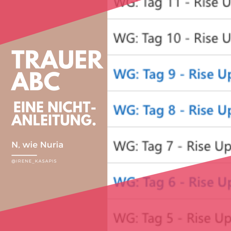 Das Trauer ABC – Buchstabe N