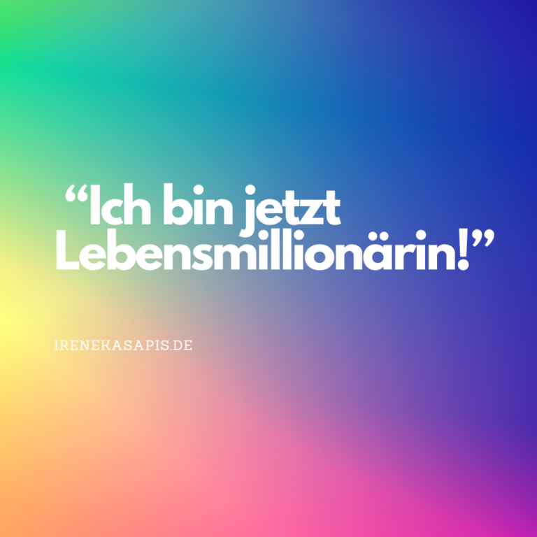 „Ich bin jetzt Lebensmillionärin!“