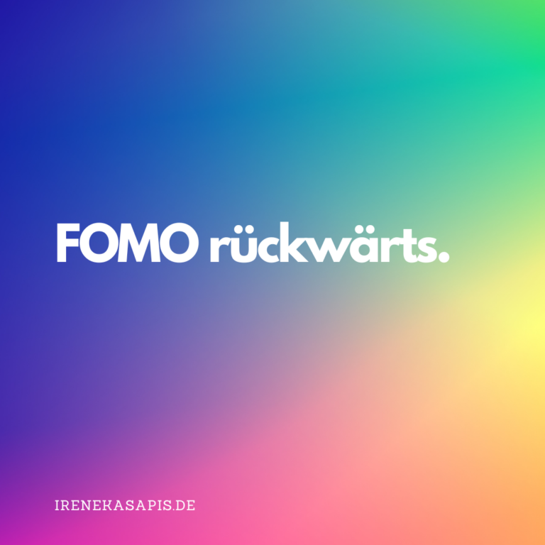 FOMO rückwärts