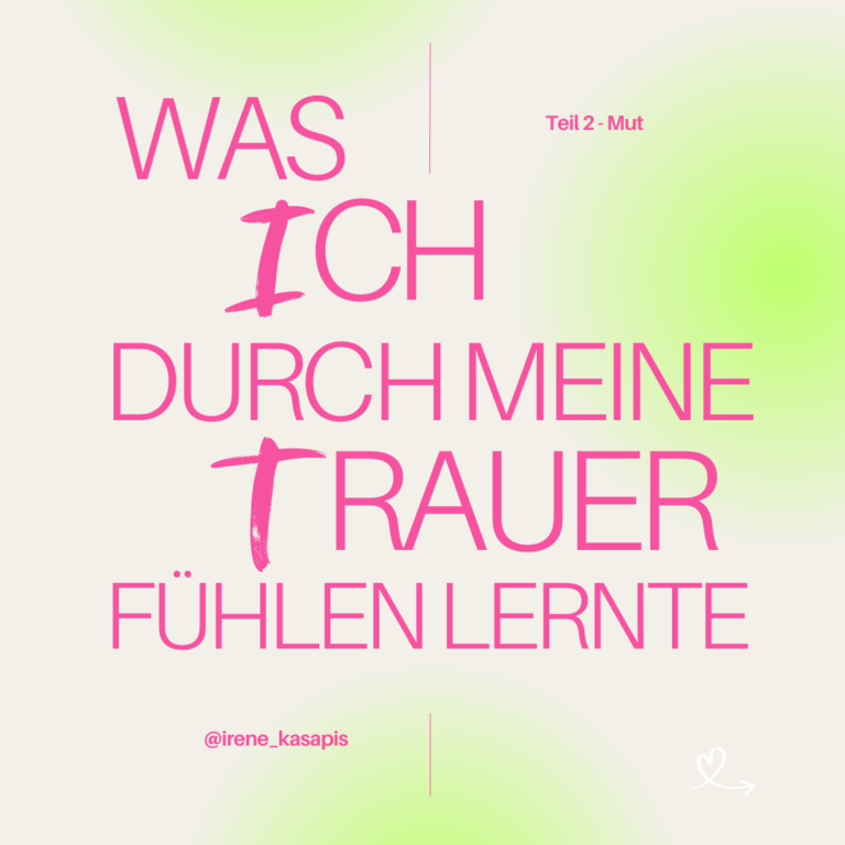 Mut, zurückzuschauen