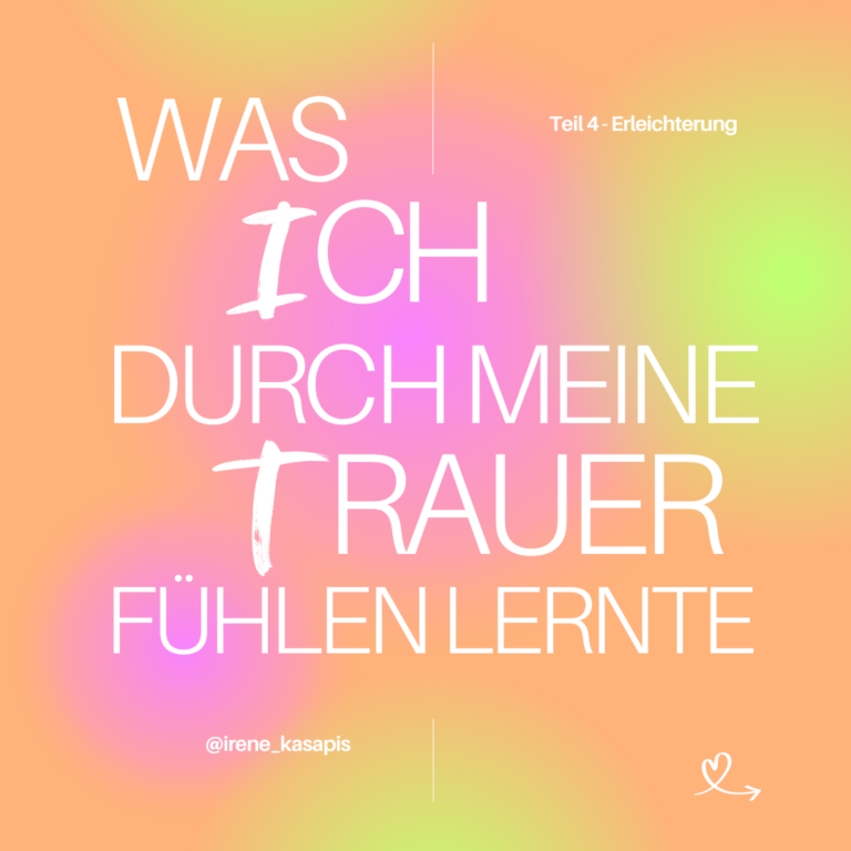 Meine Trauer wusste, wie Erleichterung geht – ich musste nur zuhören