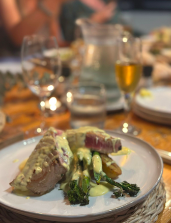 Abendessen im Guesthouse Hout Bay – Highlight der Yoga Rundreise Südafrika