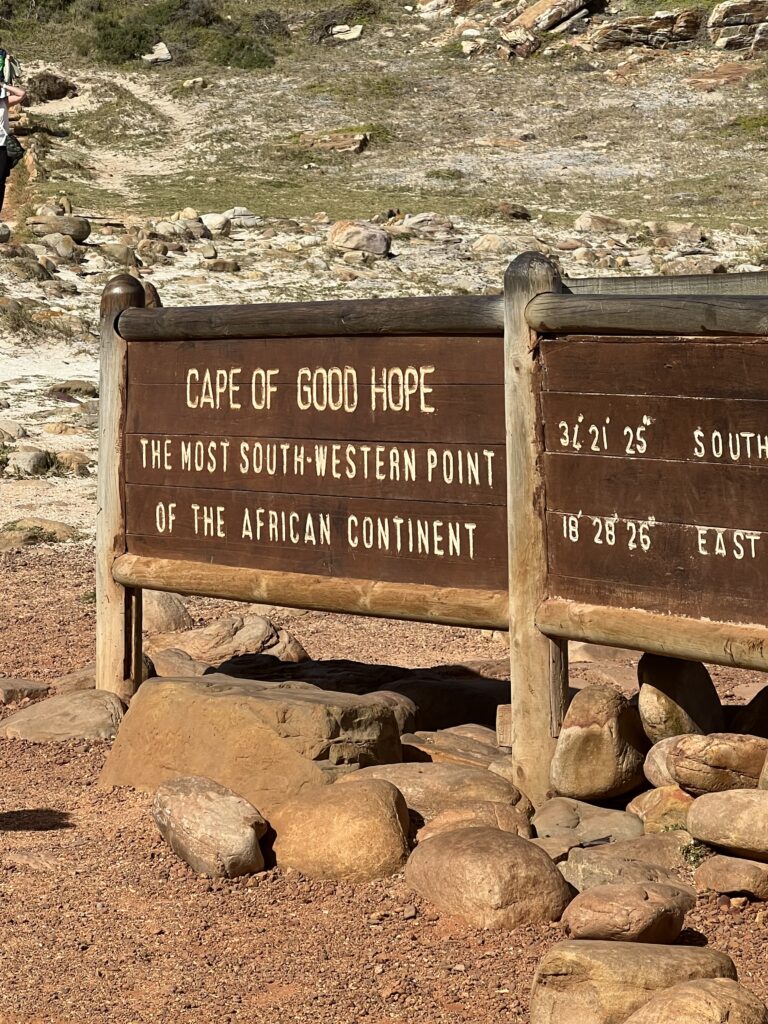 Kap der Guten Hoffnung in Südafrika während der Yoga Rundreise Südafrika