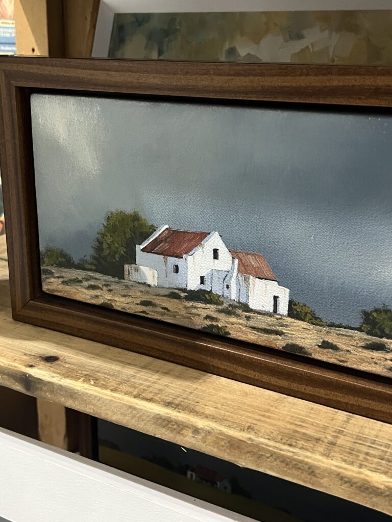 Gemälde in einer Kunstgalerie in Kapstadt während der Yoga Rundreise Südafrika